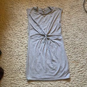 Gray cutout dress